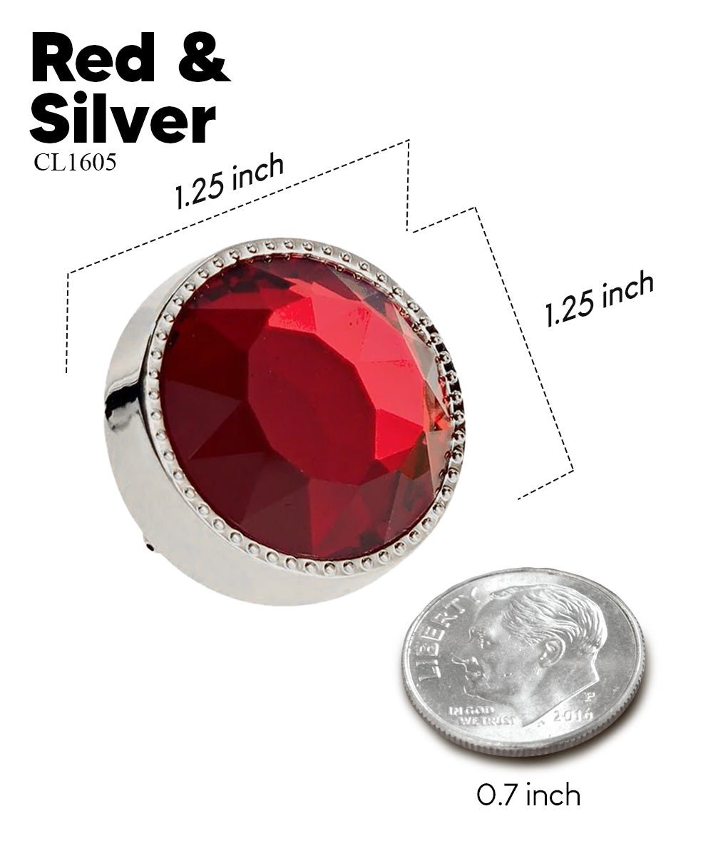 Bling Colorstone Tricep Cufflinks in a Box by Vittorio Vico (CL16XX) (cl - 1605) for Independent Retail Stores by Dubal Brothers