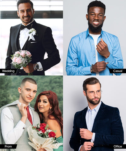 Bling Colorstone Tricep Cufflinks in a Box by Vittorio Vico (CL16XX) (cl - 1610) for Independent Retail Stores by Dubal Brothers