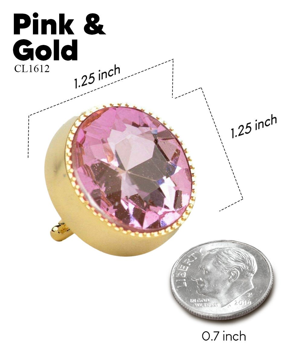 Bling Colorstone Tricep Cufflinks in a Box by Vittorio Vico (CL16XX) (cl - 1612) for Independent Retail Stores by Dubal Brothers