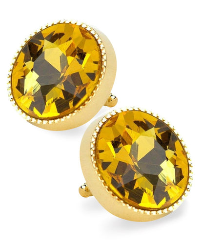 Bling Colorstone Tricep Cufflinks in a Box by Vittorio Vico (CL16XX) (cl - 1618) for Independent Retail Stores by Dubal Brothers