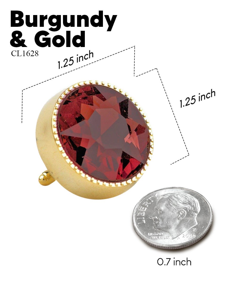 Bling Colorstone Tricep Cufflinks in a Box by Vittorio Vico (CL16XX) (cl - 1628) for Independent Retail Stores by Dubal Brothers