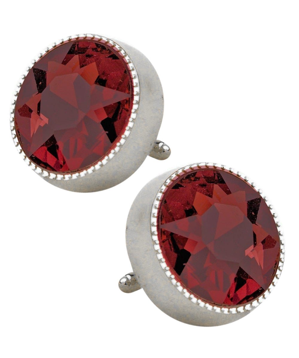 Bling Colorstone Tricep Cufflinks in a Box by Vittorio Vico (CL16XX) (cl - 1629) for Independent Retail Stores by Dubal Brothers