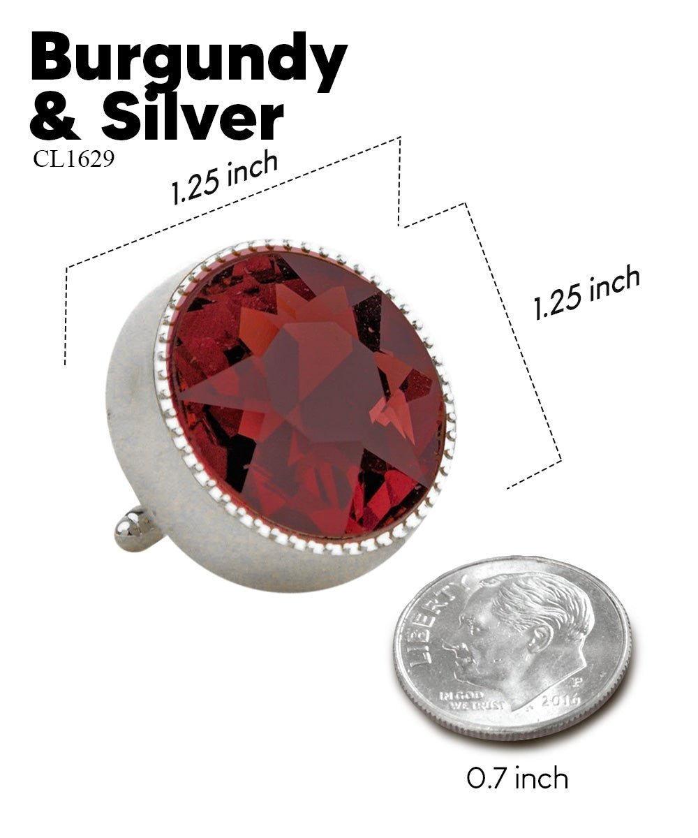 Bling Colorstone Tricep Cufflinks in a Box by Vittorio Vico (CL16XX) (cl - 1629) for Independent Retail Stores by Dubal Brothers