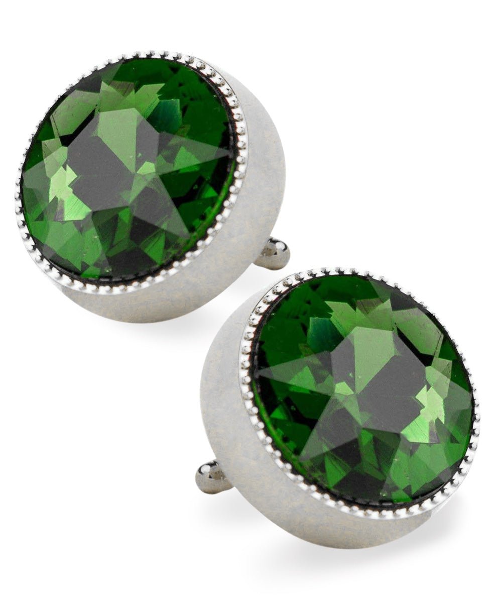 Bling Colorstone Tricep Cufflinks in a Box by Vittorio Vico (CL16XX) (cl - 1639) for Independent Retail Stores by Dubal Brothers