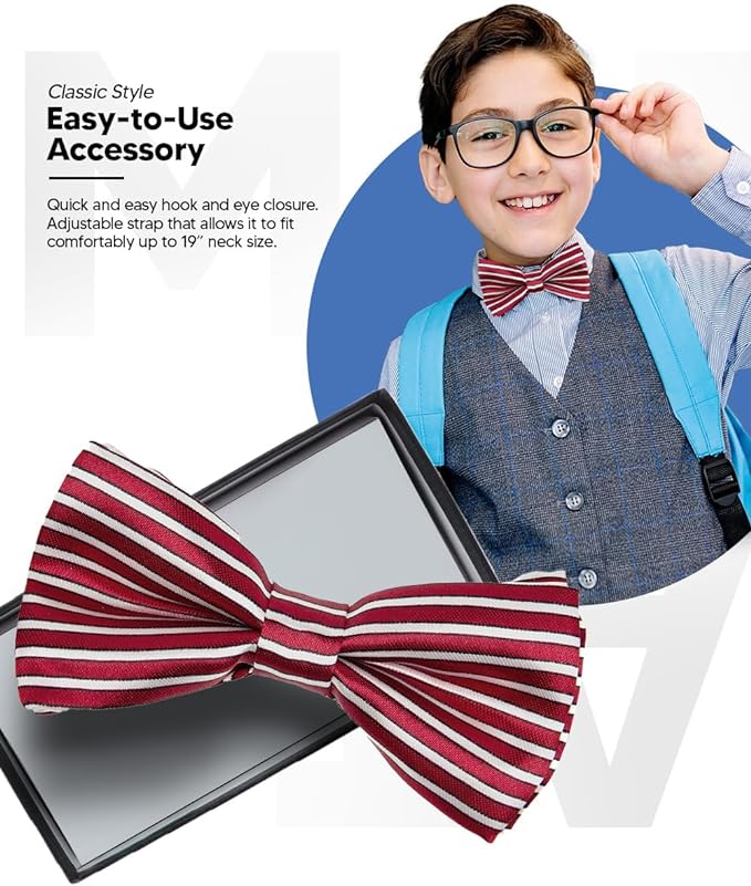 Boy's Design Bow Tie by Vittorio Farina (b1) for Independent Retail Stores by Dubal Brothers
