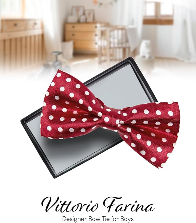 Boy's Design Bow Tie by Vittorio Farina (b10) for Independent Retail Stores by Dubal Brothers