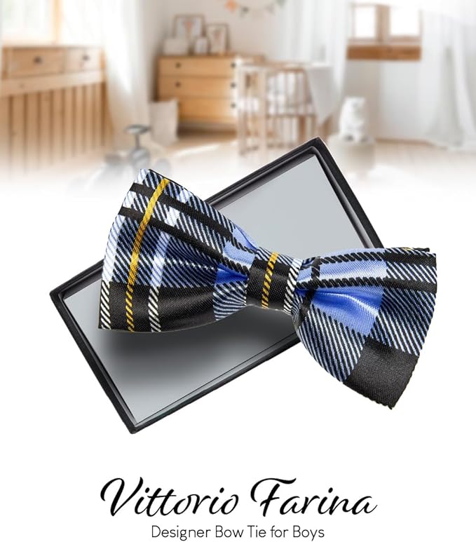 Boy's Design Bow Tie by Vittorio Farina (b13) for Independent Retail Stores by Dubal Brothers