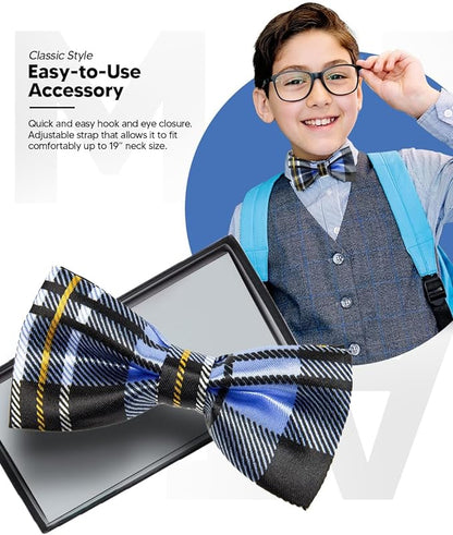 Boy's Design Bow Tie by Vittorio Farina (b13) for Independent Retail Stores by Dubal Brothers