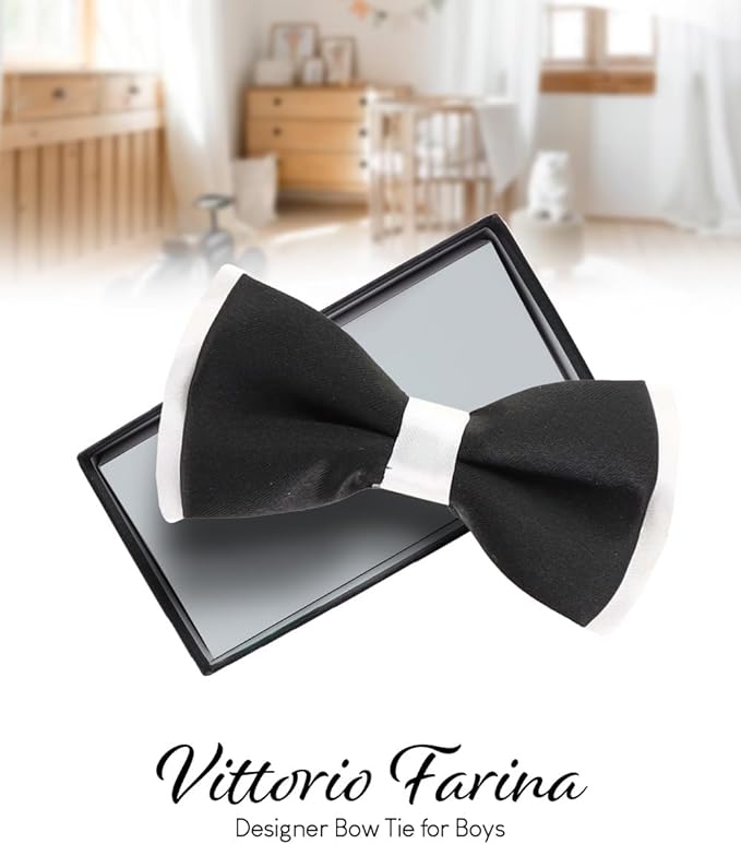 Boy's Design Bow Tie by Vittorio Farina (b14) for Independent Retail Stores by Dubal Brothers