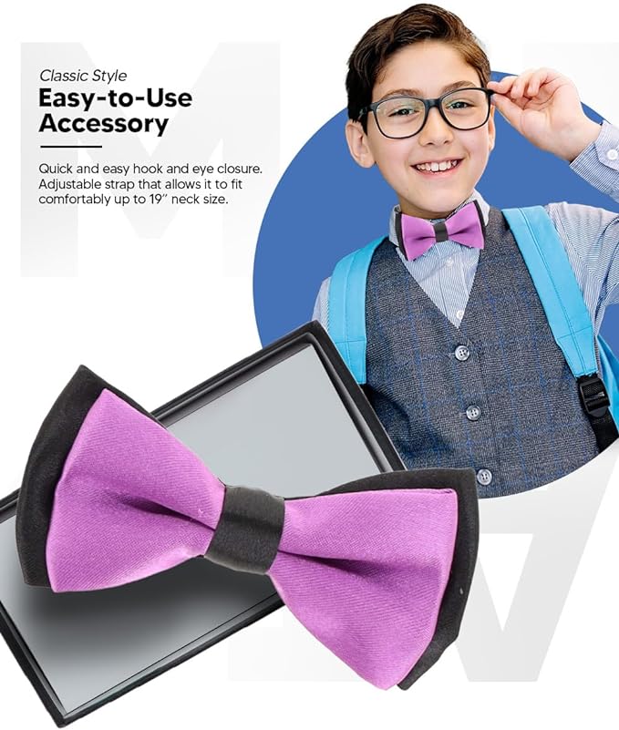 Boy's Design Bow Tie by Vittorio Farina (b16) for Independent Retail Stores by Dubal Brothers