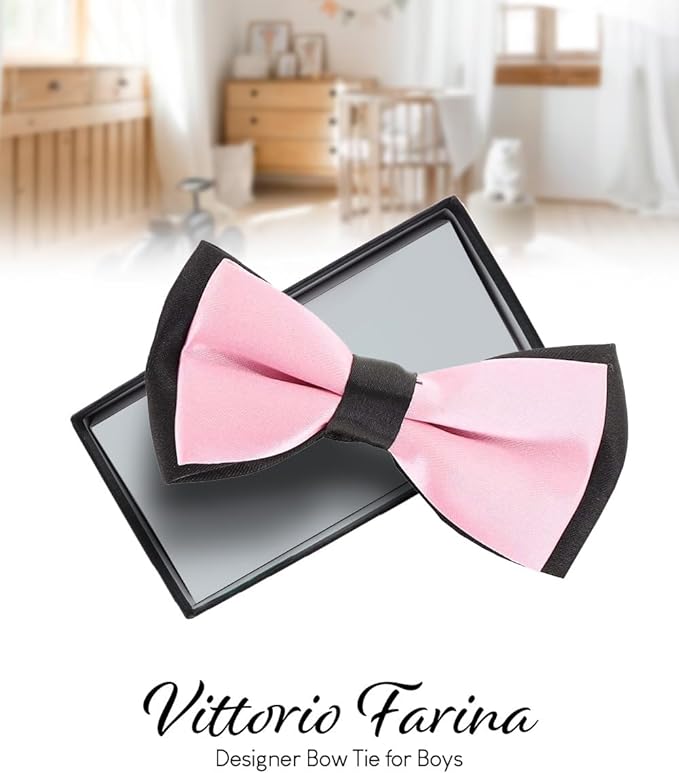 Boy's Design Bow Tie by Vittorio Farina (b17) for Independent Retail Stores by Dubal Brothers