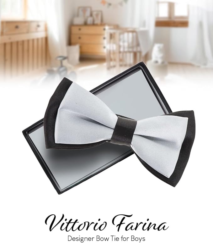 Boy's Design Bow Tie by Vittorio Farina (b19) for Independent Retail Stores by Dubal Brothers