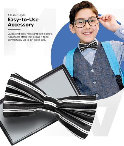 Boy's Design Bow Tie by Vittorio Farina (b7) for Independent Retail Stores by Dubal Brothers