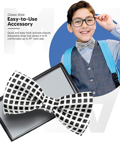 Boy's Design Bow Tie by Vittorio Farina (b9) for Independent Retail Stores by Dubal Brothers