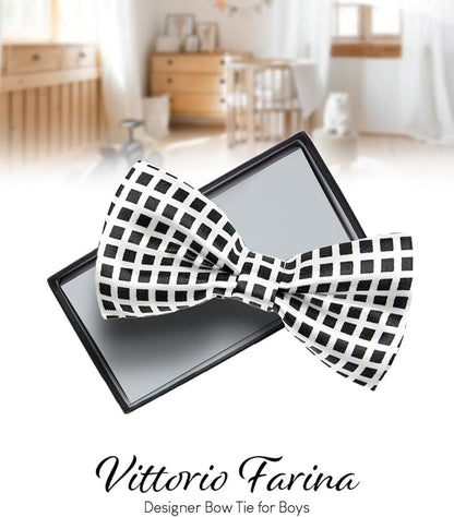Boy's Design Bow Tie by Vittorio Farina (b9) for Independent Retail Stores by Dubal Brothers