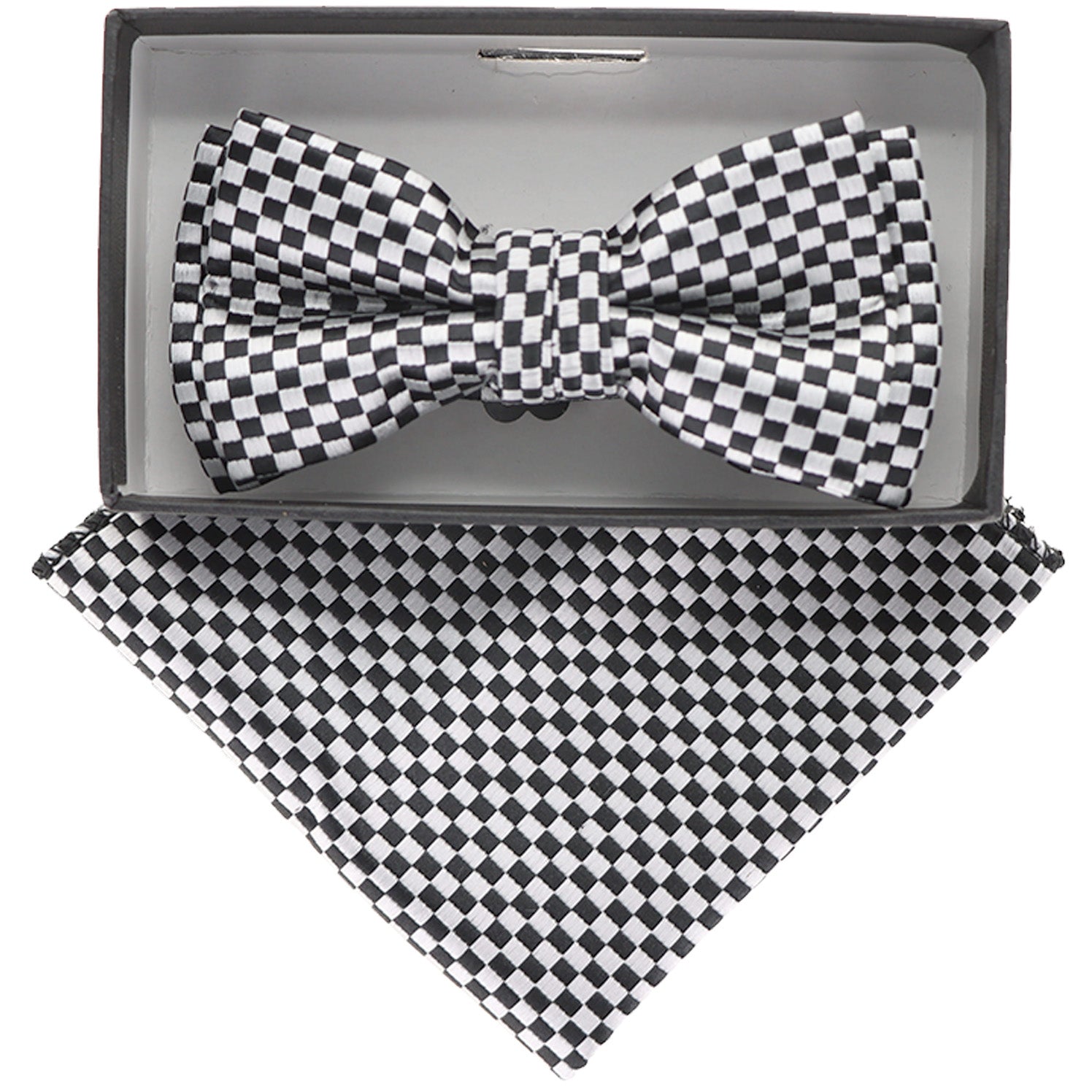 Boy's Design Bow Tie & Pocket Square in a Box by Vittorio Farina (KBH - 061) for Independent Retail Stores by Dubal Brothers