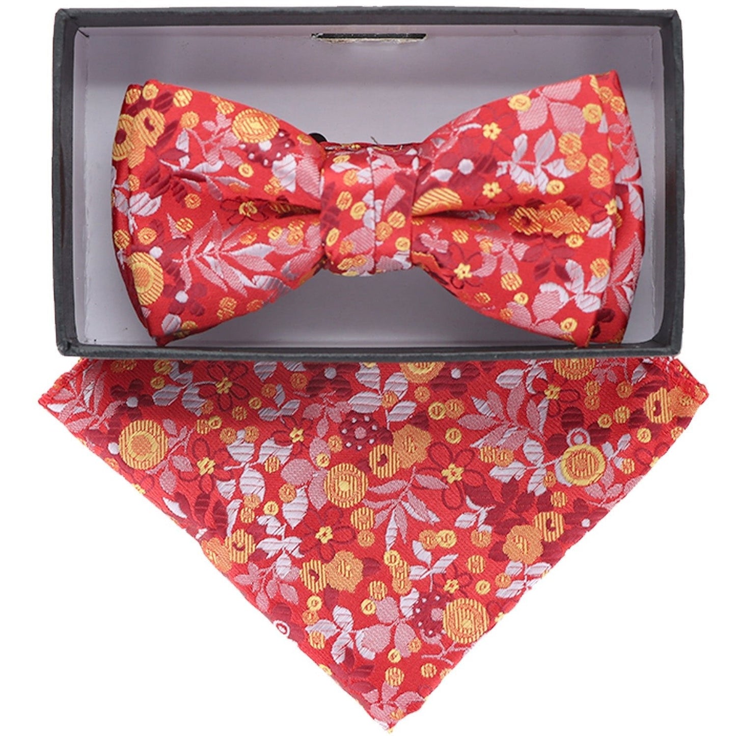 Boy's Design Bow Tie & Pocket Square in a Box by Vittorio Farina (KBH - 063c) for Independent Retail Stores by Dubal Brothers