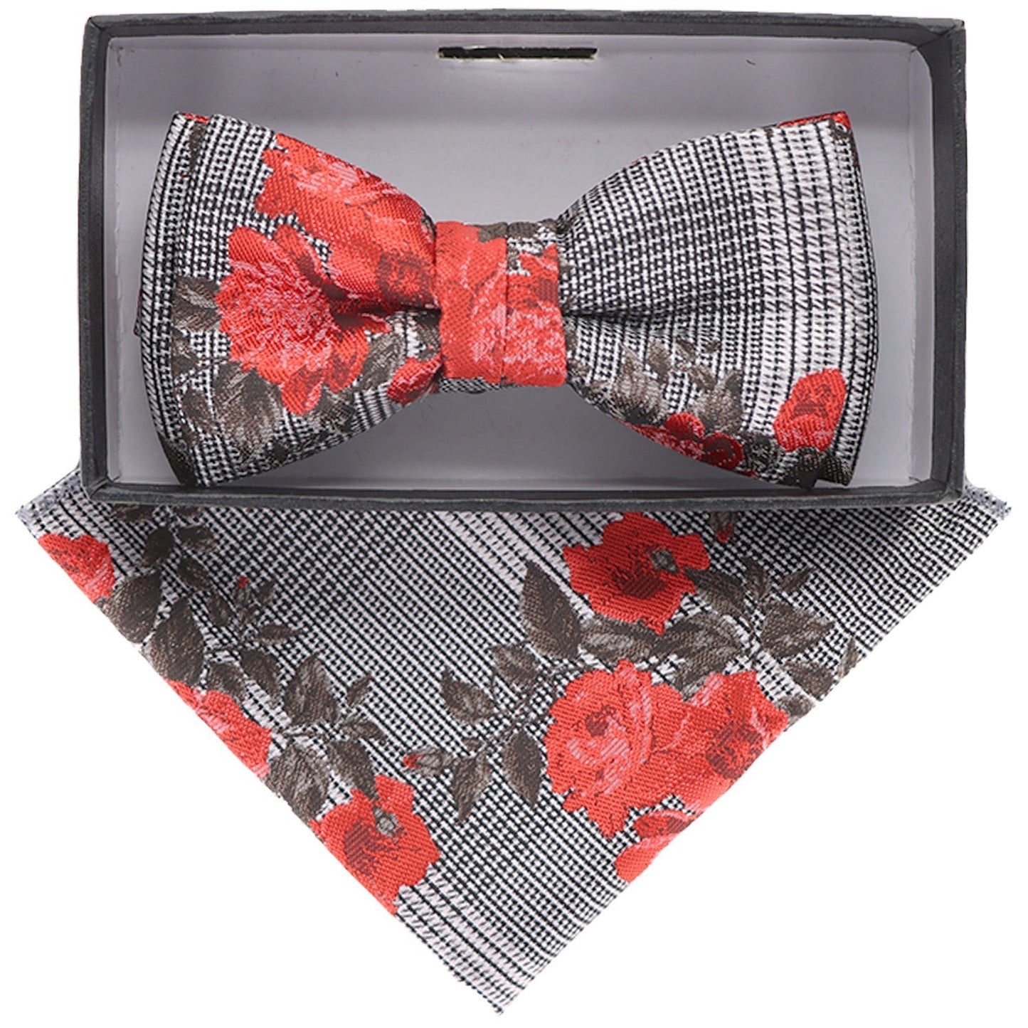 Boy's Design Bow Tie & Pocket Square in a Box by Vittorio Farina (KBH - 073) for Independent Retail Stores by Dubal Brothers