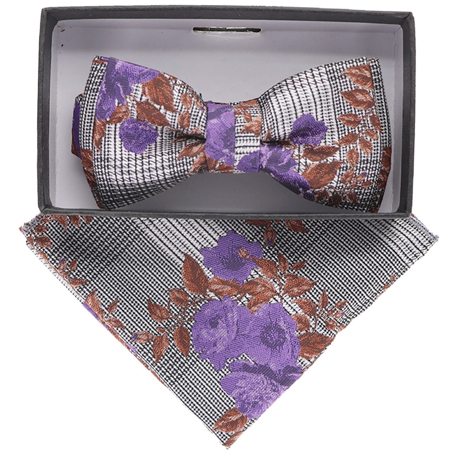 Boy's Design Bow Tie & Pocket Square in a Box by Vittorio Farina (KBH - 080) for Independent Retail Stores by Dubal Brothers