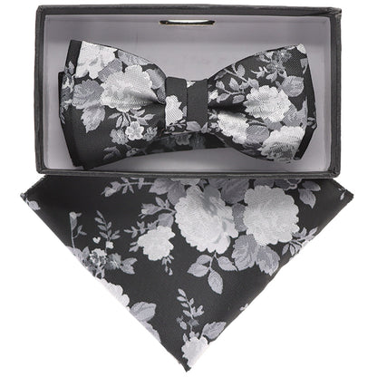 Boy's Design Bow Tie & Pocket Square in a Box by Vittorio Farina (KBH - 084) for Independent Retail Stores by Dubal Brothers