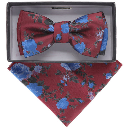 Boy's Design Bow Tie & Pocket Square in a Box by Vittorio Farina (KBH - 087) for Independent Retail Stores by Dubal Brothers