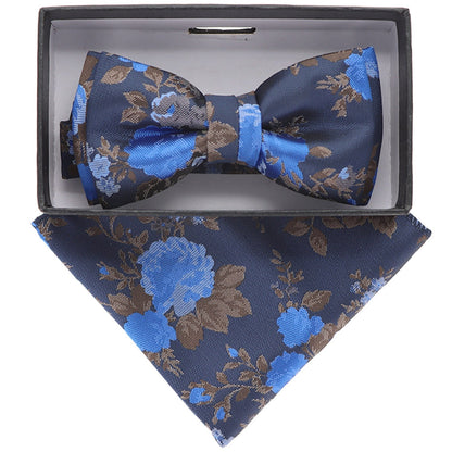 Boy's Design Bow Tie & Pocket Square in a Box by Vittorio Farina (KBH - 089) for Independent Retail Stores by Dubal Brothers