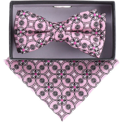 Boy's Design Bow Tie & Pocket Square in a Box by Vittorio Farina (KBH - 21002) for Independent Retail Stores by Dubal Brothers