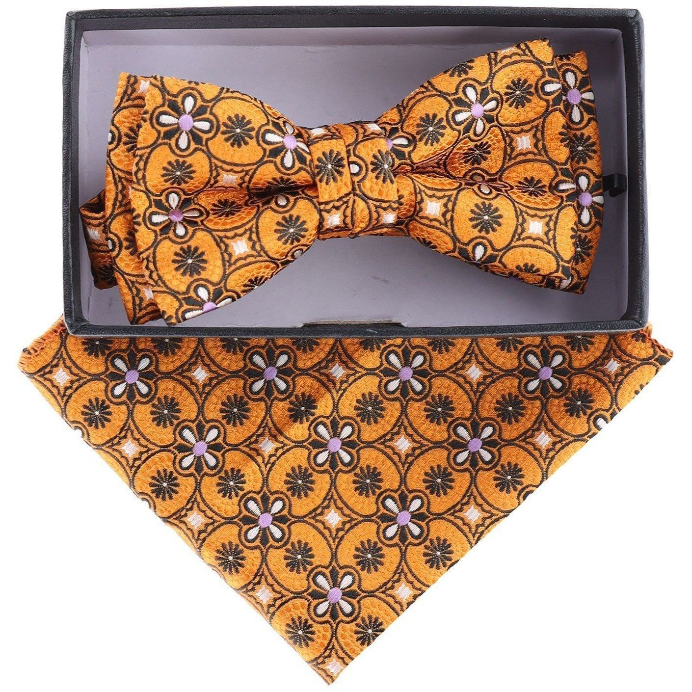 Boy's Design Bow Tie & Pocket Square in a Box by Vittorio Farina (KBH - 21004) for Independent Retail Stores by Dubal Brothers