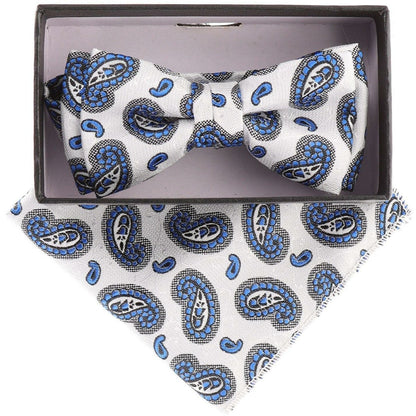 Boy's Design Bow Tie & Pocket Square in a Box by Vittorio Farina (KBH - 21005) for Independent Retail Stores by Dubal Brothers