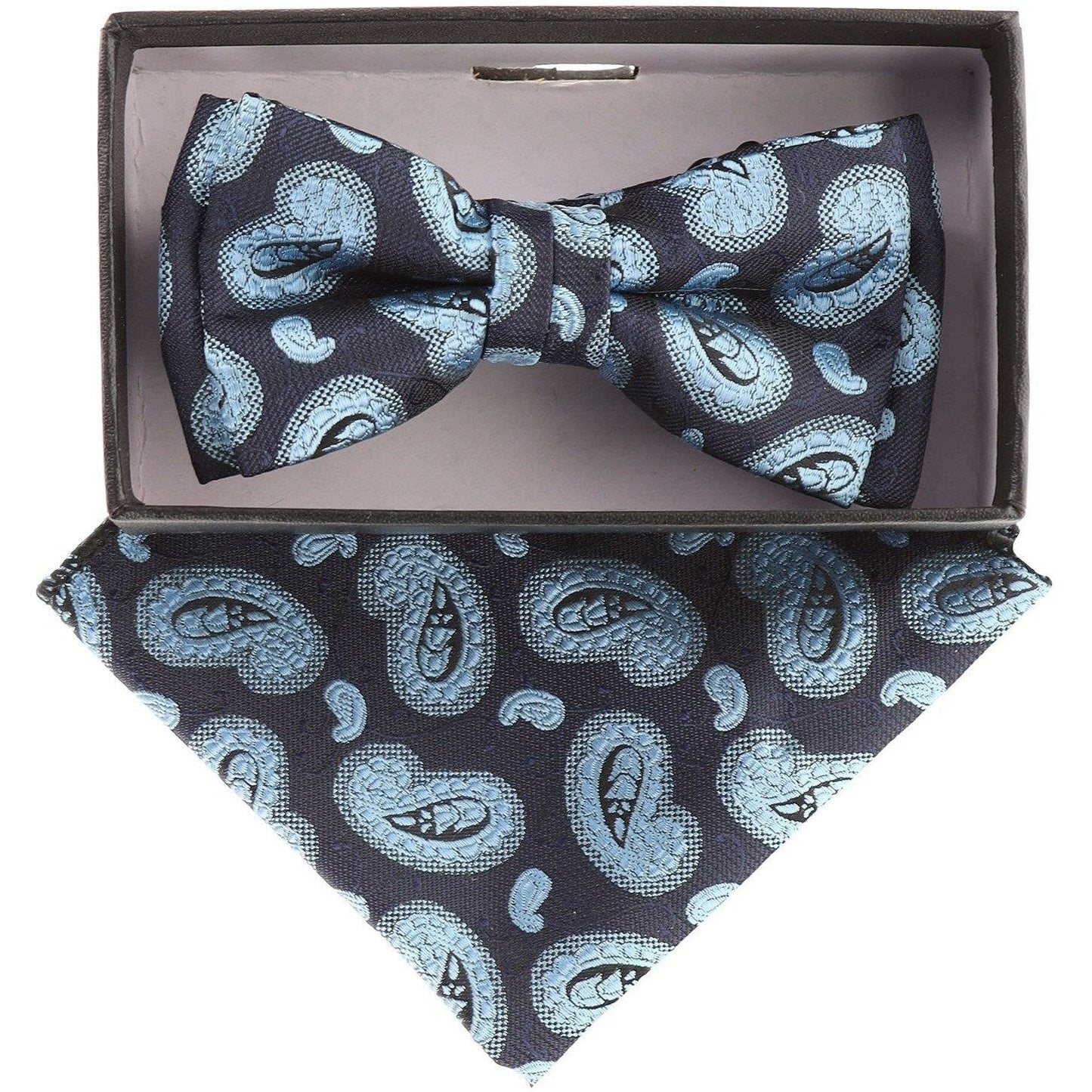 Boy's Design Bow Tie & Pocket Square in a Box by Vittorio Farina (KBH - 21006) for Independent Retail Stores by Dubal Brothers