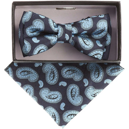 Boy's Design Bow Tie & Pocket Square in a Box by Vittorio Farina (KBH - 21006) for Independent Retail Stores by Dubal Brothers