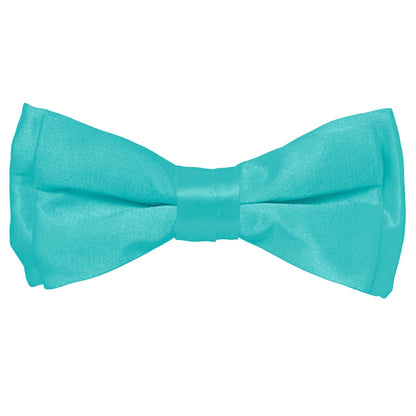 Boy's Solid Bow Tie by Vittorio Farina (boys - aqua) for Independent Retail Stores by Dubal Brothers