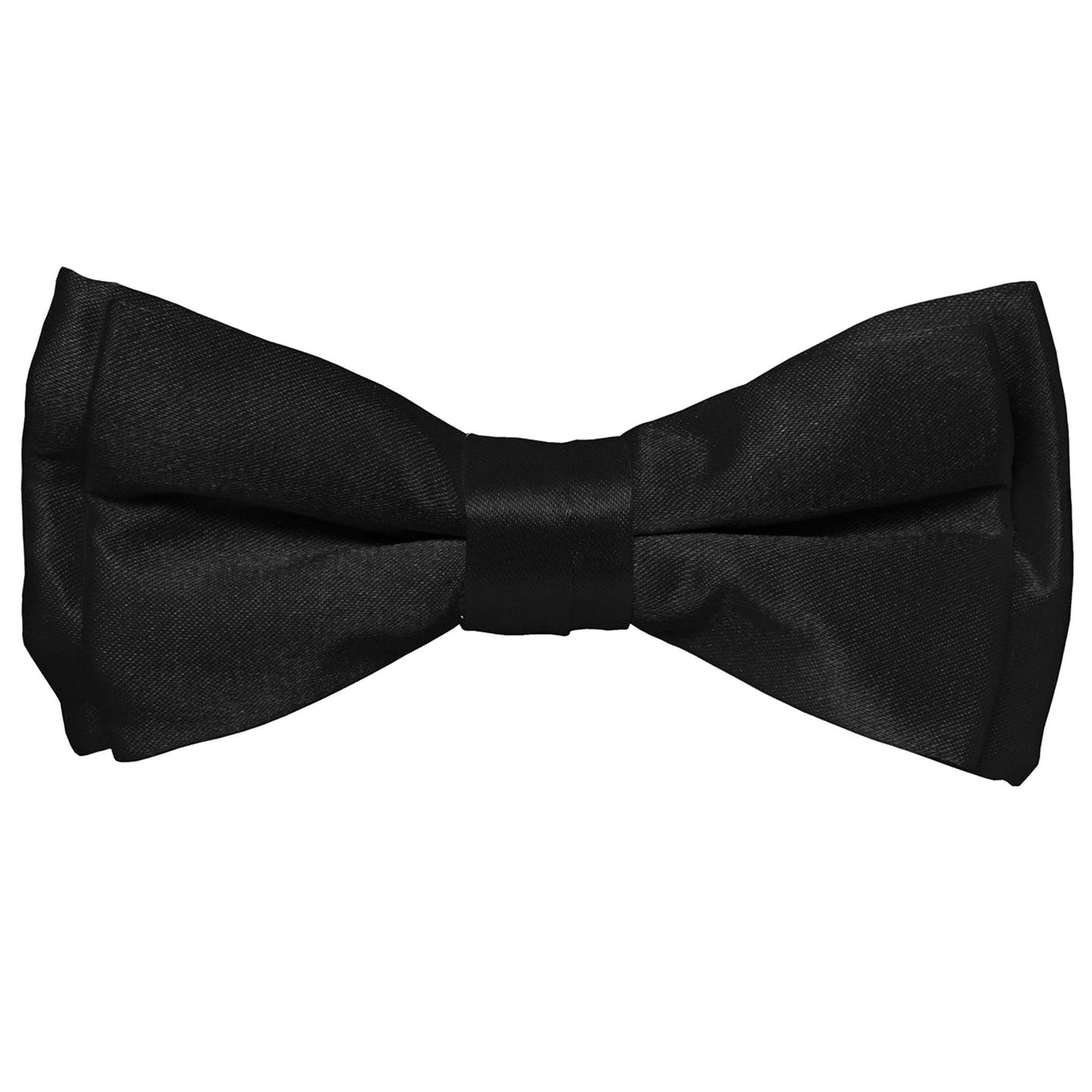 Boy's Solid Bow Tie by Vittorio Farina (boys - black) for Independent Retail Stores by Dubal Brothers