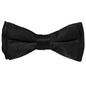 Boy's Solid Bow Tie by Vittorio Farina (boys - black) for Independent Retail Stores by Dubal Brothers