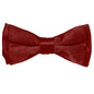 Boy's Solid Bow Tie by Vittorio Farina (boys - burgundy) for Independent Retail Stores by Dubal Brothers