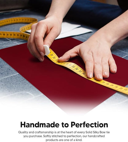 Boy's Solid Bow Tie by Vittorio Farina (boys - burgundy) for Independent Retail Stores by Dubal Brothers