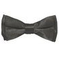 Boy's Solid Bow Tie by Vittorio Farina (boys - charcoal) for Independent Retail Stores by Dubal Brothers