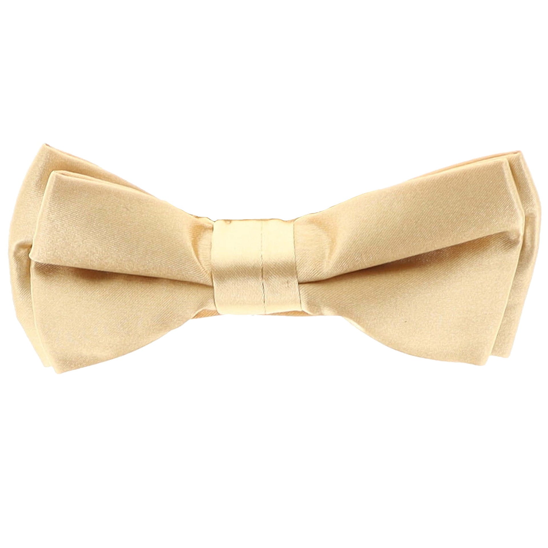 Boy's Solid Bow Tie by Vittorio Farina (boys - gold) for Independent Retail Stores by Dubal Brothers