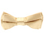 Boy's Solid Bow Tie by Vittorio Farina (boys - gold) for Independent Retail Stores by Dubal Brothers