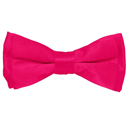 Boy's Solid Bow Tie by Vittorio Farina (boys - hot - pink) for Independent Retail Stores by Dubal Brothers