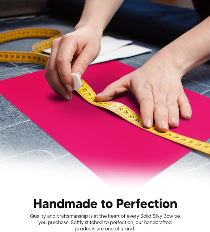 Boy's Solid Bow Tie by Vittorio Farina (boys - hot - pink) for Independent Retail Stores by Dubal Brothers