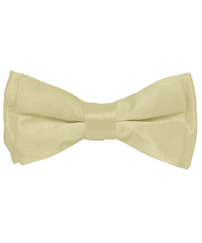 Boy's Solid Bow Tie by Vittorio Farina (boys - ivory) for Independent Retail Stores by Dubal Brothers