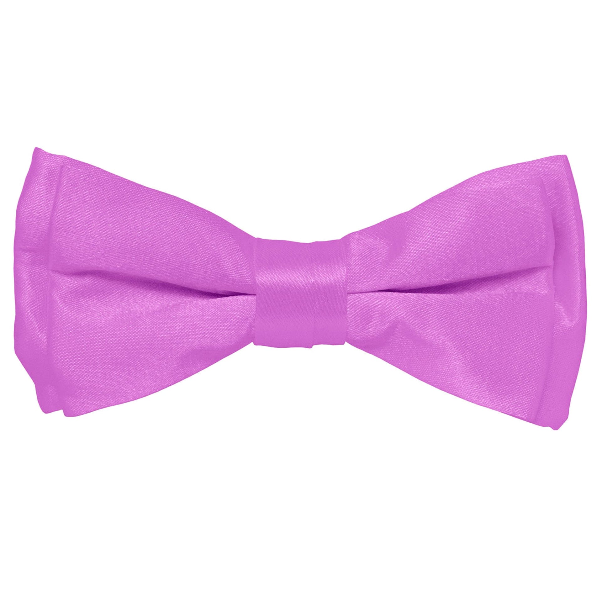 Boy's Solid Bow Tie by Vittorio Farina (boys - lavender) for Independent Retail Stores by Dubal Brothers