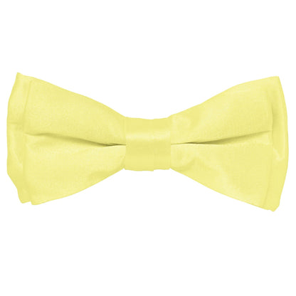 Boy's Solid Bow Tie by Vittorio Farina (boys - maize) for Independent Retail Stores by Dubal Brothers