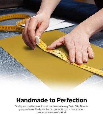 Boy's Solid Bow Tie by Vittorio Farina (boys - mustard) for Independent Retail Stores by Dubal Brothers