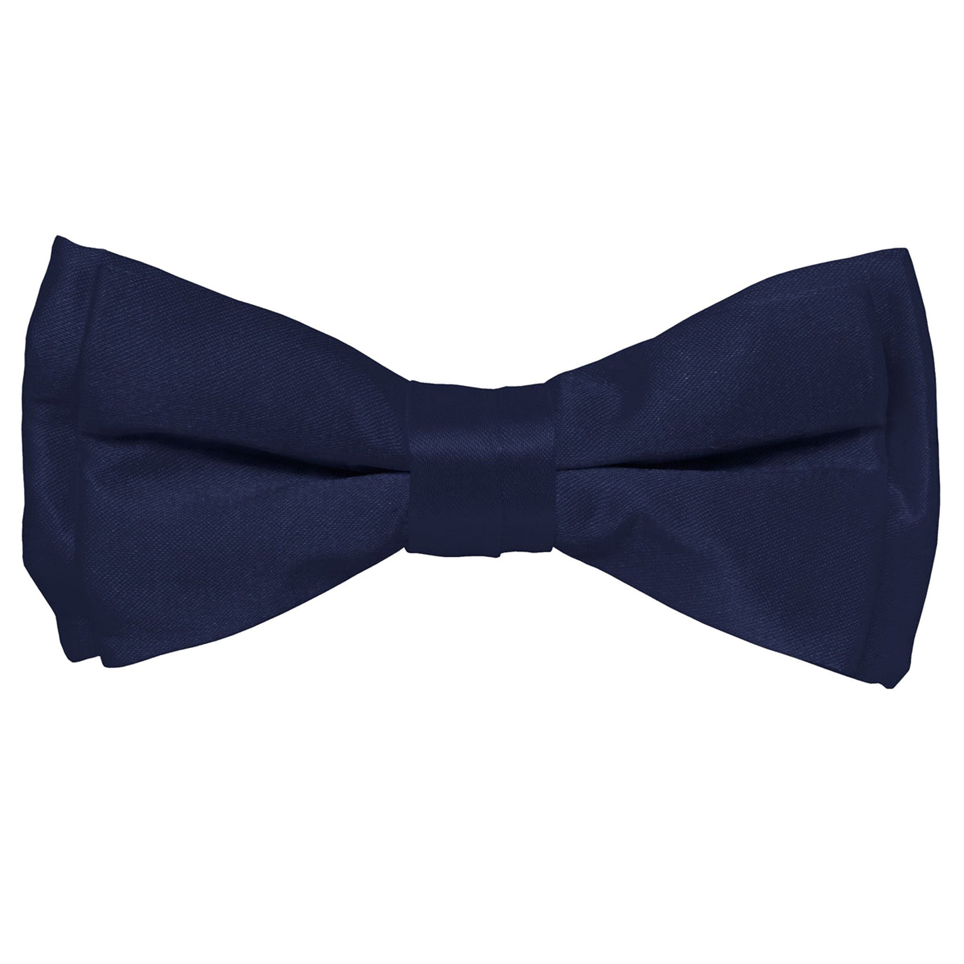 Boy's Solid Bow Tie by Vittorio Farina (boys - navy) for Independent Retail Stores by Dubal Brothers