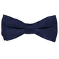 Boy's Solid Bow Tie by Vittorio Farina (boys - navy) for Independent Retail Stores by Dubal Brothers