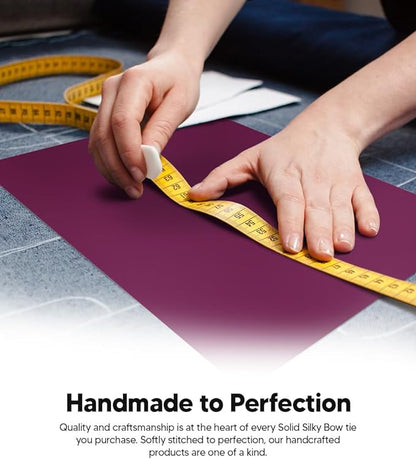 Boy's Solid Bow Tie by Vittorio Farina (boys - plum) for Independent Retail Stores by Dubal Brothers