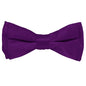 Boy's Solid Bow Tie by Vittorio Farina (boys - purple) for Independent Retail Stores by Dubal Brothers