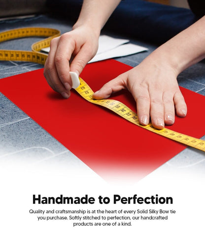 Boy's Solid Bow Tie by Vittorio Farina (boys - red) for Independent Retail Stores by Dubal Brothers